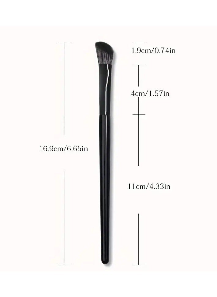 ORiTi 1PC Angled Nose Shadow Brush for Perfeect Contouring and Highlighting Ideal for Makeup Beginners and Artists - Image 3
