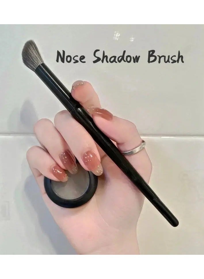 ORiTi 1PC Angled Nose Shadow Brush for Perfeect Contouring and Highlighting Ideal for Makeup Beginners and Artists - Image 1