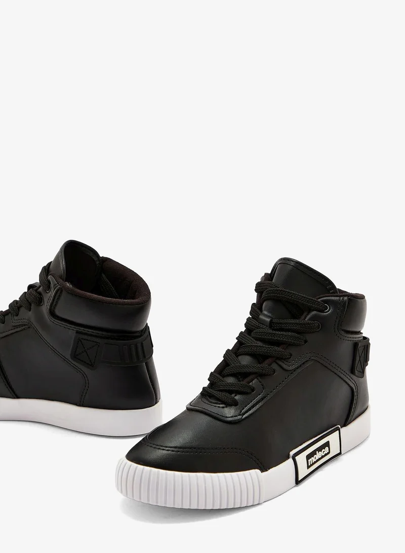 Moleca Black Comfort Women’s Sneakers – Lace-Up Ladies Sneakers & Casual Sneakers for Girls for Women | Best Price UAE
