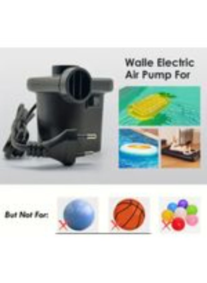 Jackaro Abu Dhabi High Power Portable Electric Air Pump with 3 Nozzles for Air Beds, Camping Mats, Pool Balls & Balloons - Image 3