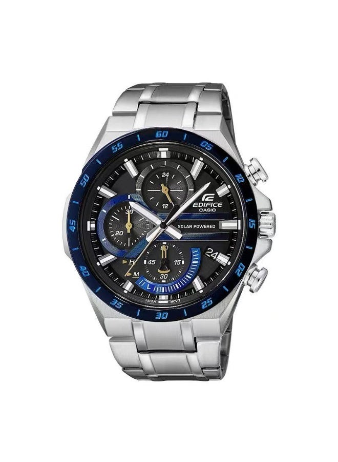 Casio Analog Black Dial Men's Watch EQS-920DB-1A - Image 1