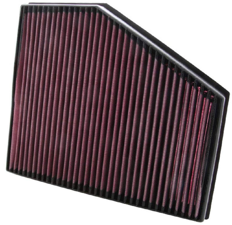 K+N K&N Engine Air Filter: Increase Power & Acceleration, Washable, Premium, Replacement Car Air Filter: Compatible with 2004-2011 BMW (635d, 520d, 535d), 33-2943 - Image 1