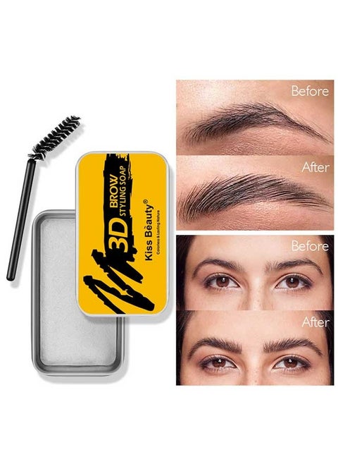 3d Brow Styling Soap, Colorless And Transparent,Excellent Shaping Effect, So That Youreyebrows Three-Dimensional Shape, Naturalmore Dense,Suitable For Use When Applying Makeup