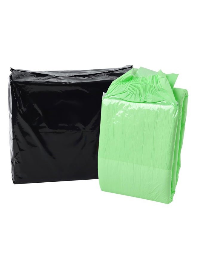 CutiePlusU Disposable Adult Diaper Heavy Absorption Dry Surface Adult Diapers All Night- Green 10 Pieces (Medium 28"-38") - Image 5
