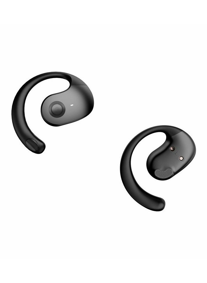 Arabest JM13 Bluetooth Headset – Hanging Ear, V5.4, beige/cream - Image 4