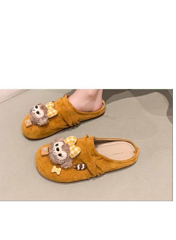 Cute Cartoon Fashionable Versatile Baotou Slippers  - Image 4