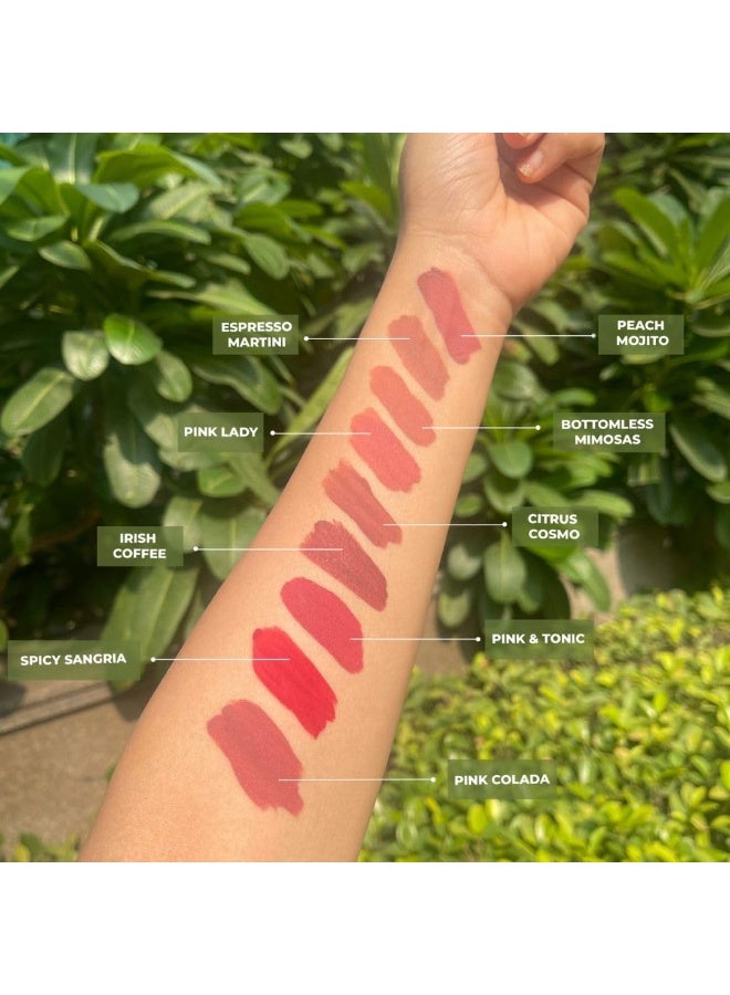 Love Earth Liquid Mousse Lipstick - Irish Coffee Matte Finish | Lightweight, Non-Sticky, Non-Drying,Transferproof, Waterproof | Lasts Up To 12 Hours With Vitamin E And Jojoba Oil - 6Ml - Image 3