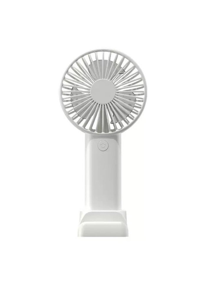 Portable Handheld Fan | 6H Long-lasting Battery | USB-C Fast Charging | 3 Speed Settings | Library-grade Quiet Operation - Image 1