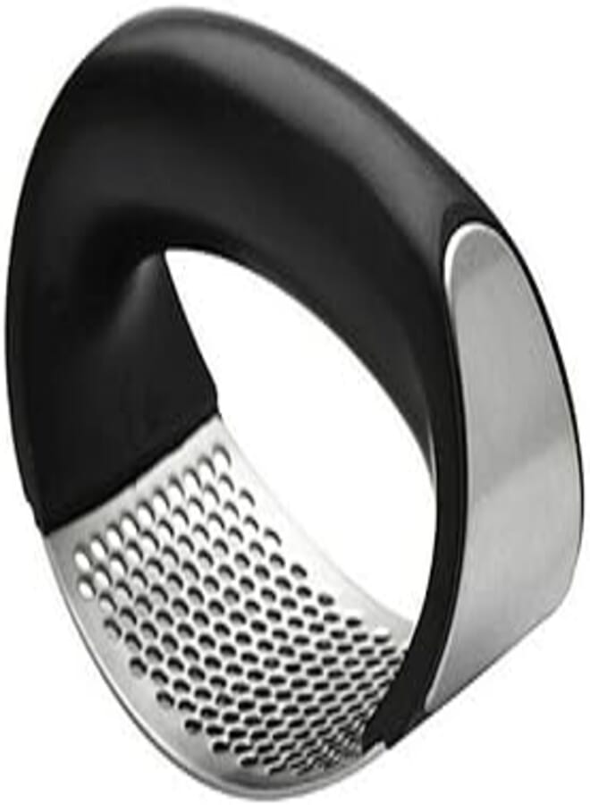 OR Hchc garlic press rocker,steel stainless garlic presser,manual garlic masher vegetable fruit mincer,kitchen garlic grinder grtifact