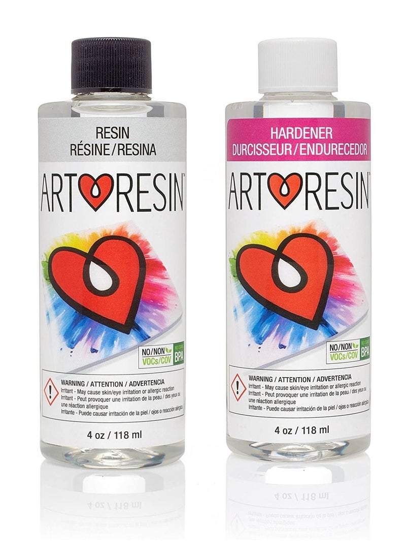 ArtResin ArtResin - Epoxy Resin 8 oz - 4 oz resin plus 4 oz hardener  - Image 1