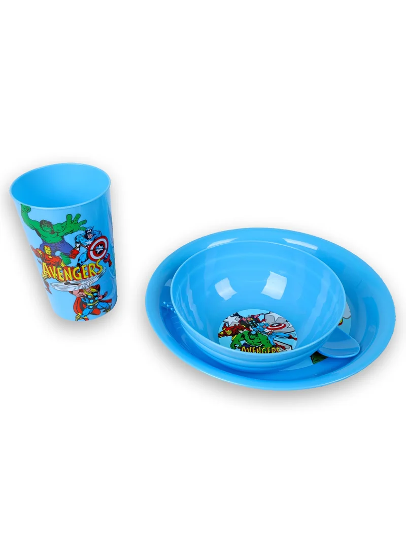 MARVEL  Trucare Avengers Superhero Dinnerware Set - Kids Plates and Bowls Set for Men | Best Price UAE