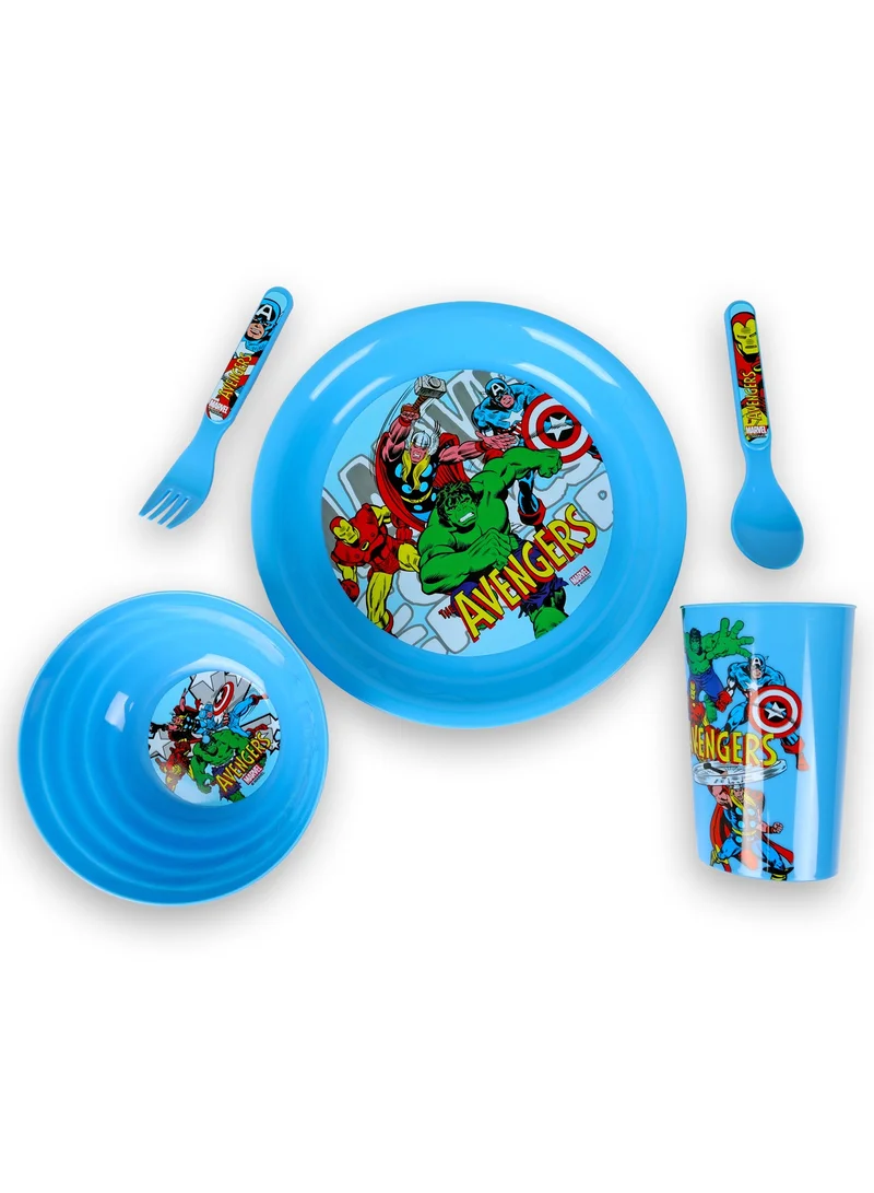 MARVEL  Trucare Avengers Superhero Dinnerware Set - Kids Plates and Bowls Set for Men | Best Price UAE