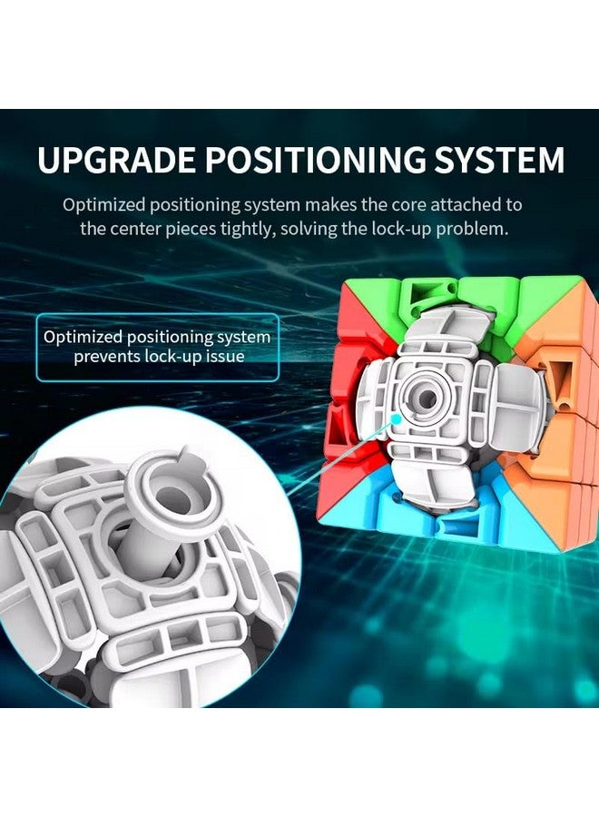 D ETERNAL 4X4 Stickerless Cube | Beginner Speedcube For Kids & Adults With Cube Stand And Protecting Pouch Bag Cube Combo Set (4X4+Stand+Bag) - Image 2