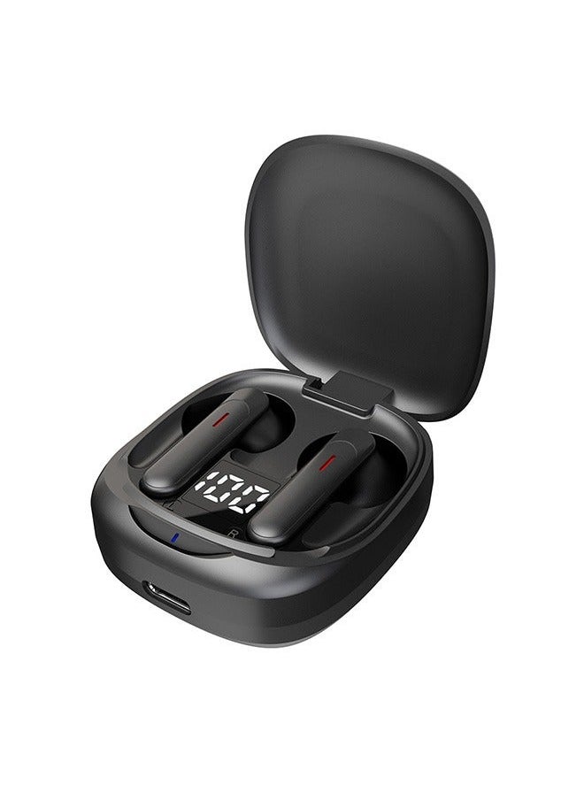 Generic - True Wireless Earbuds - In-Ear Bluetooth 5.3 Headset, IPX5 Waterproof TWS, High Resolution Sound With Dual Microphone, Sports/Driving/Business Calling, Compatible with Android iOS / iPhone - Black - Image 1
