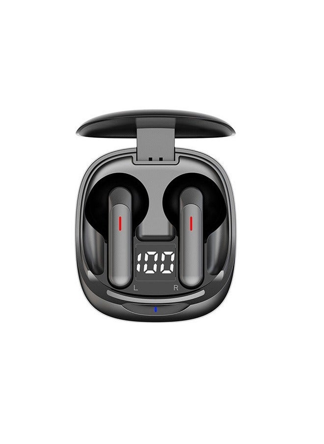 Generic - True Wireless Earbuds - In-Ear Bluetooth 5.3 Headset, IPX5 Waterproof TWS, High Resolution Sound With Dual Microphone, Sports/Driving/Business Calling, Compatible with Android iOS / iPhone - Black - Image 1
