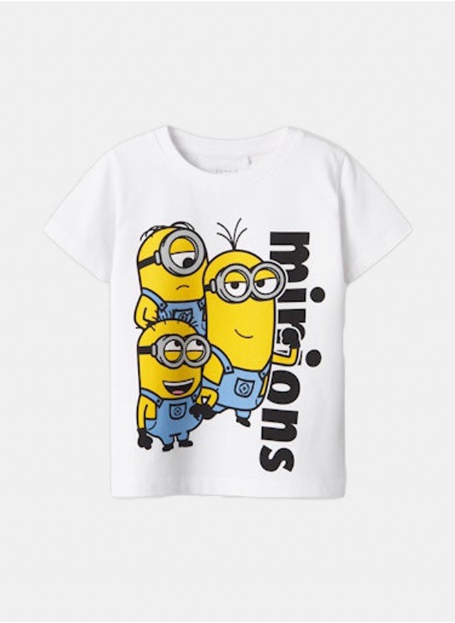 NAME IT name it Girls Jule Minions Top  - Image 4