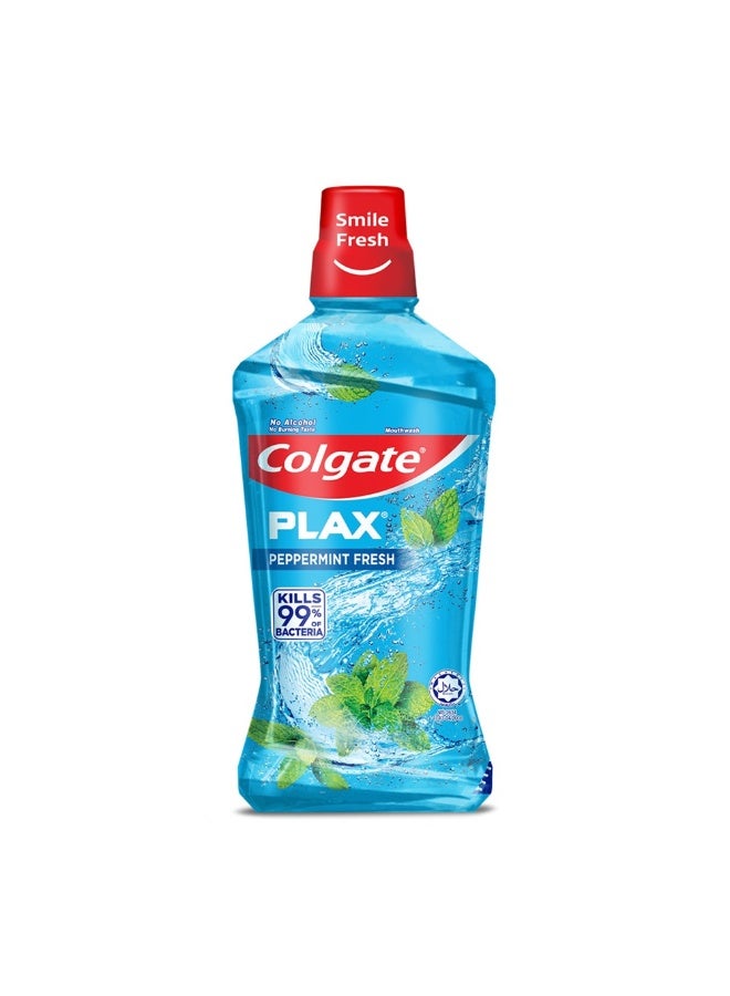 Colgate plax peppermint mouthwash 500ml