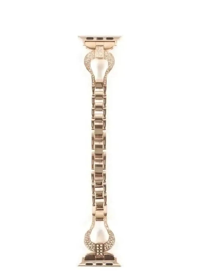 ديفيا Diamond Watch Band for Apple Watches - Rose Gold