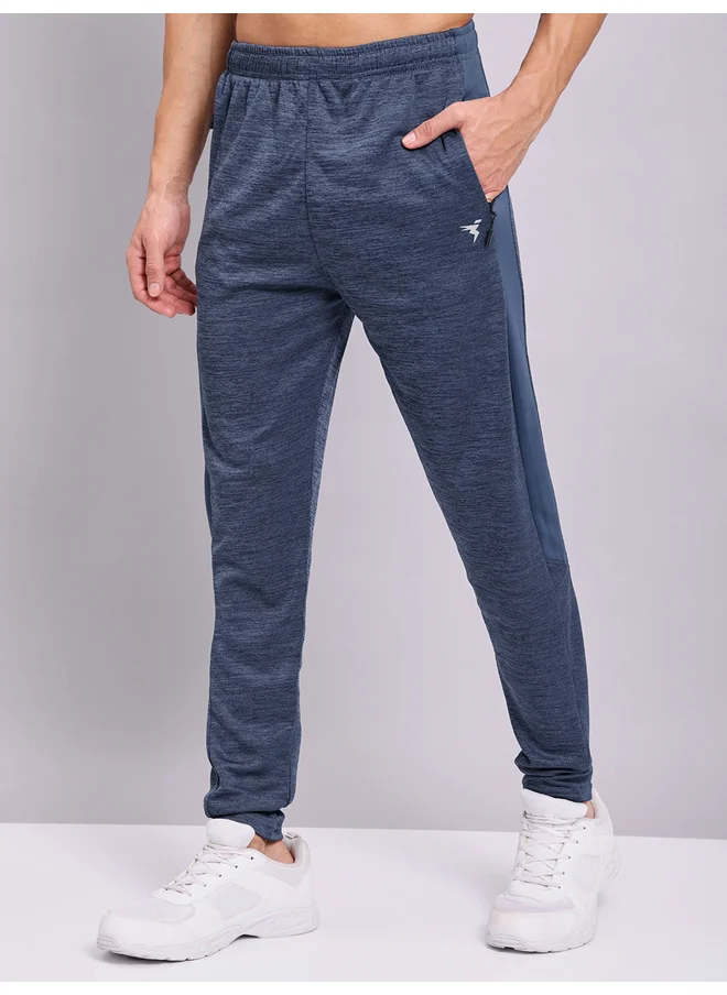 تكنوسبورت Technosport Men Plain Slim Fit Track Pants with Techno Dry