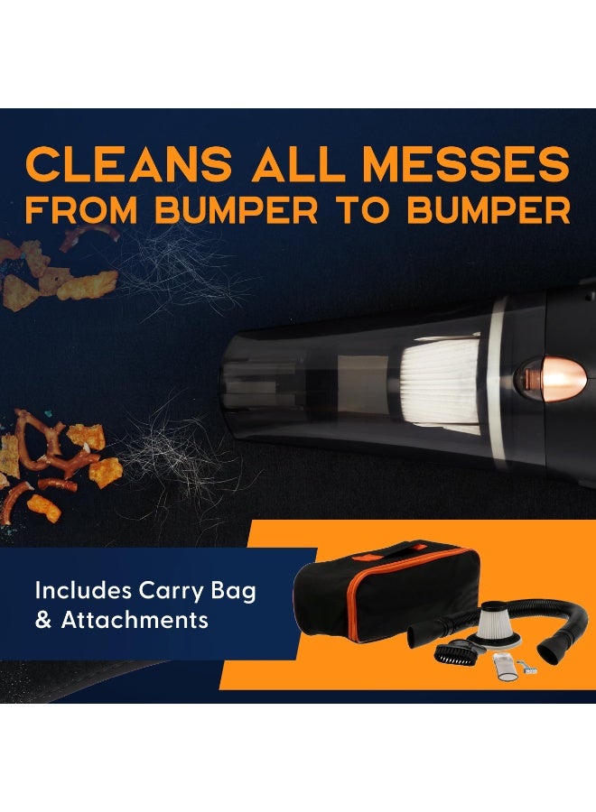 ThisWorx Portable Handheld Car Vacuum Cleaner with 14.76ft Cord, Bag & Attachments - Image 2