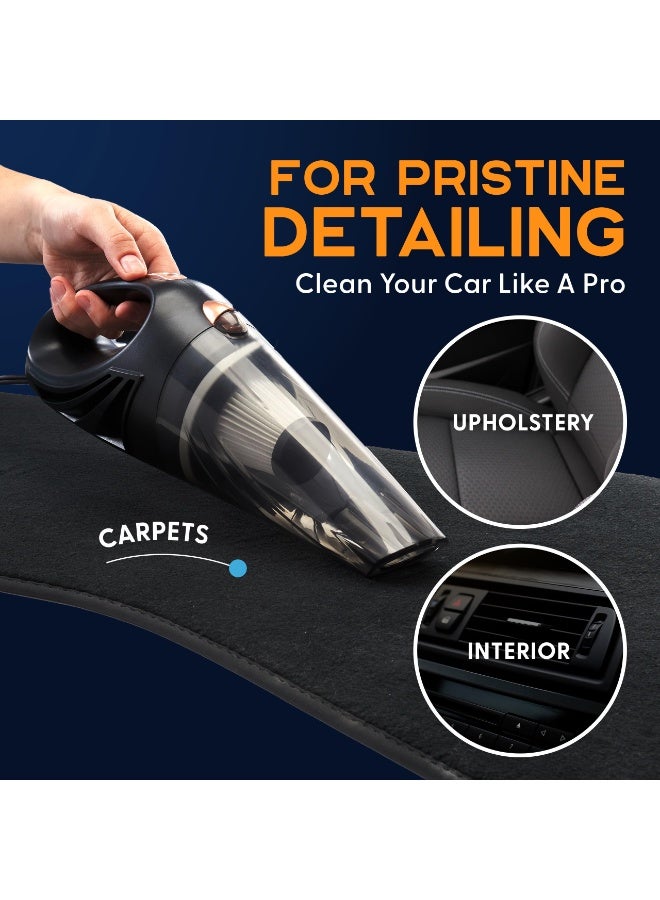 ThisWorx Portable Handheld Car Vacuum Cleaner with 14.76ft Cord, Bag & Attachments - Image 4