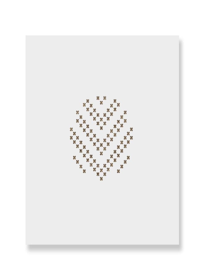 Stencil Revolution Greek Cross Christmas Ornament Stencil - Reusable Stencils for Painting - Create DIY Greek Cross Christmas Ornament Home Decor - Image 1