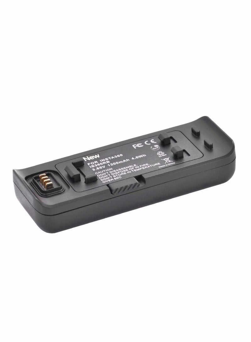 Excefore Replacement Battery for Insta 360 ONE R, Alternative Li-ion  360 Camera Life Battery Accessories  - Image 1