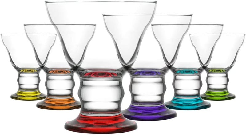 LAV Coral Orion Ice Cream Bowl Set - 250cc, 6 Pieces, Multicolor - Image 1