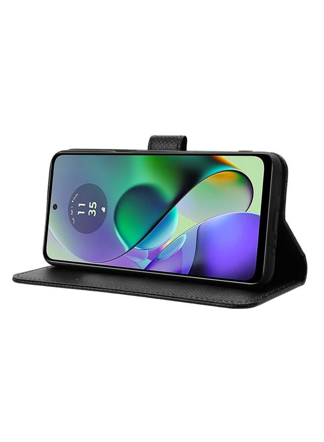 إيروريكس جراب لهاتف Motorola Moto G54 5G جراب هاتف جلدي بنسيج ماسي - Image 5