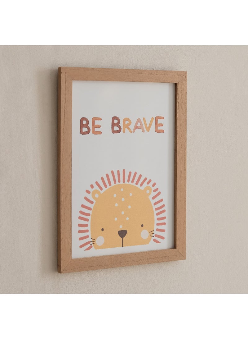 Home Box Forresta Lion Wall Frame 40 x 2 x 30 cm  - Image 2