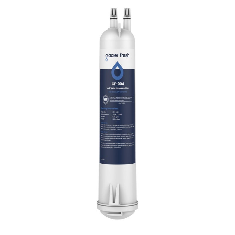 فلتر مياه ثلاجة GLACIER FRESH EDR3RXD1 متوافق مع 4396841 KAD3RXD1 WHR3RXD1 4396841 4396710 فلتر 3 469083469030 9030 9083 عبوة واحدة