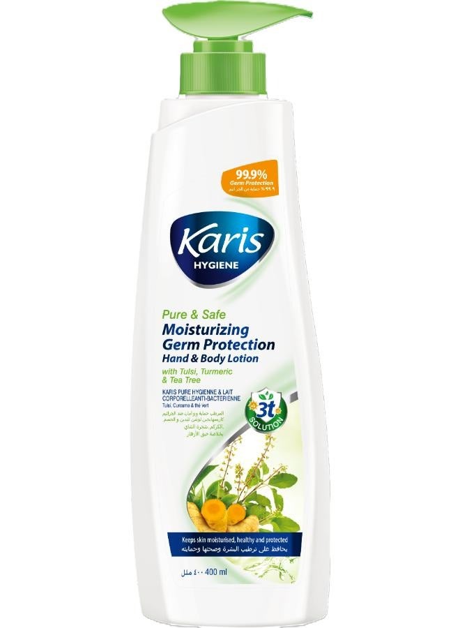 Karis Moisturizing Germ Protection Hand And Body  Lotion 400Ml
