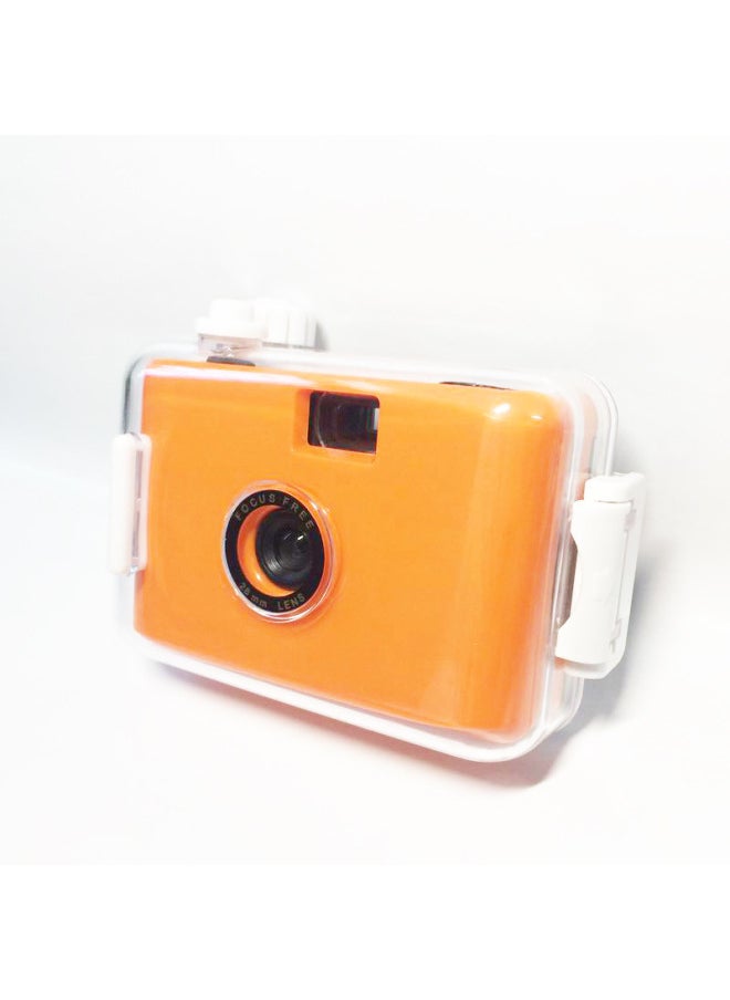 Generic Source Manufacturer 135 Retro Film Film Fool Underwater Waterproof Diving Non-polaroid Camera Customization *made In Stock-Color:Orange Green Shell  - Image 4