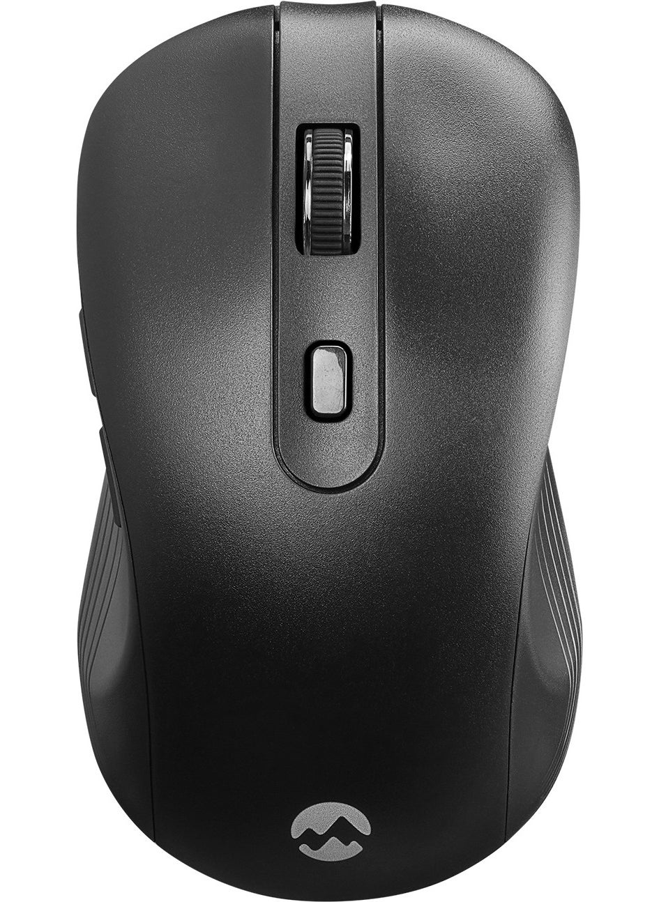 KM-9676 Black Multimedia Tablet-Phone Stand Keyboard + Mouse Set