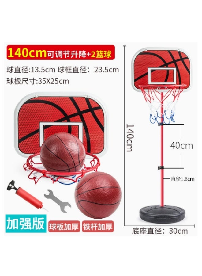 Arabest 2 Basketball Kids Basketball Hoop with Adjustable Height, Basketball Toy Set with 16*16cm Basketball, Fun Parent-child Interactive Game, Easy to Assemble and Carry, No Restrictions on Use Scenarios - Image 2
