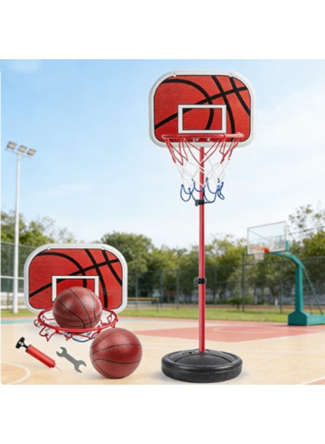 Arabest 2 Basketball Kids Basketball Hoop with Adjustable Height, Basketball Toy Set with 16*16cm Basketball, Fun Parent-child Interactive Game, Easy to Assemble and Carry, No Restrictions on Use Scenarios - Image 3