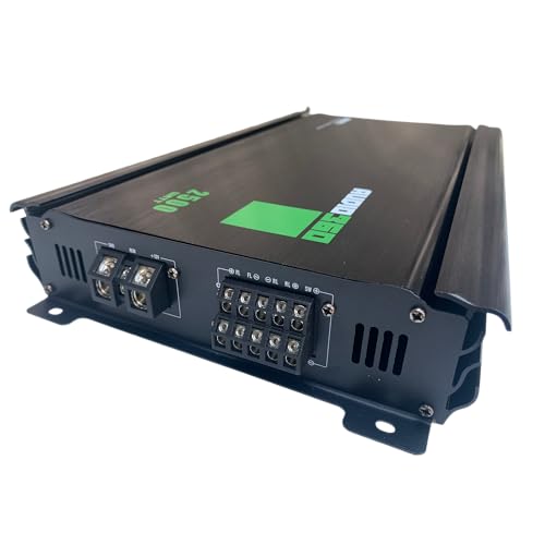 Audiobank Audio360 AD2500.5 5-Channel Car Audio Amplifier, 2500W Max Power, Compact Class AB+D Bridgeable Amp with Triple 30A Fuses, 90dB SNR, Subwoofer Channel Included - Image 5