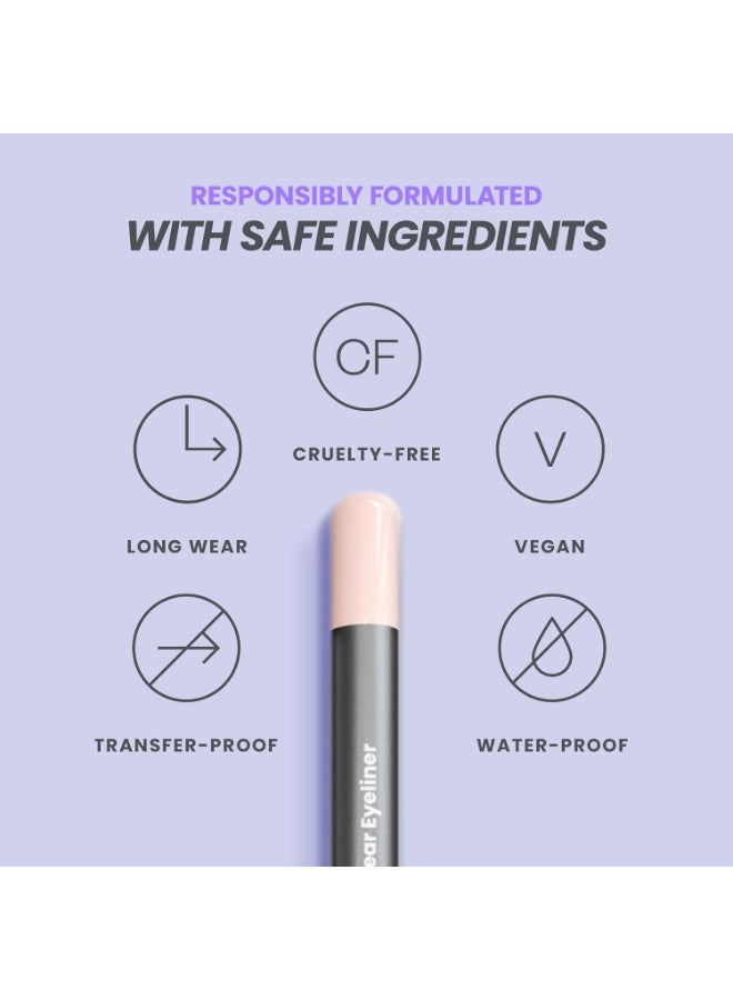 Wonderskin Wonderskin 1440 Longwear Pink Waterproof Eyeliner Pencil - Sharpenable Eyeliner Pencil and Smudge Proof Pink Eye Liner Pencils (Icing) - Image 2