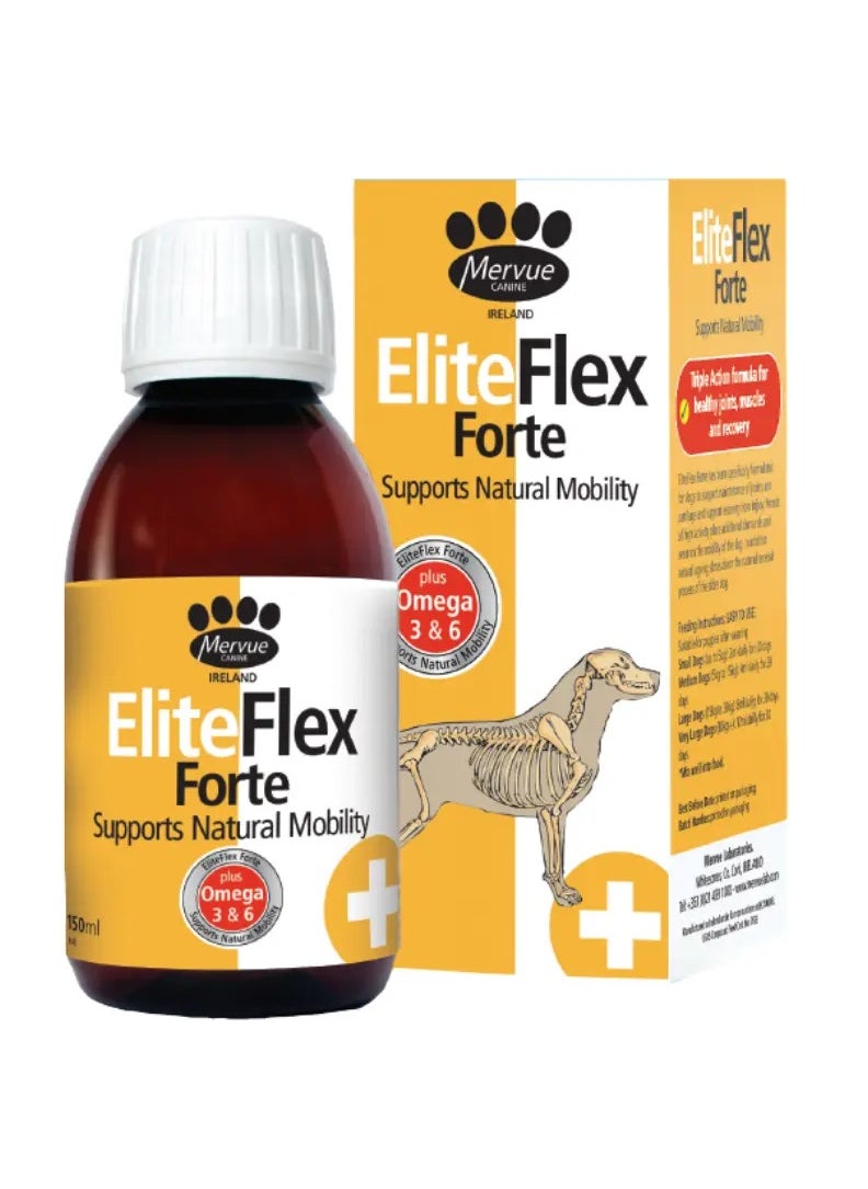 Mervue MERVUE ELITE FLEX FORTE LIQUID FOR DOGS &PUPPIES 150 ML 