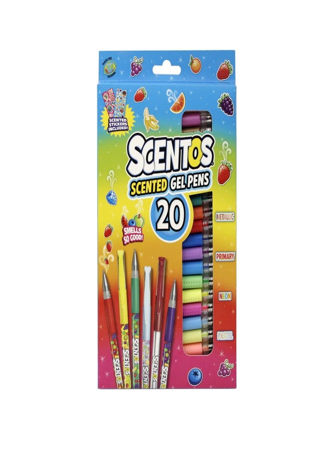 Scentos Sweet Shop Fine Line Markers Pack of 10 by Fratelli |Great For Drawing,Coloring,Writing And Gifting/Return Gifts | Featuring classic, premium fruity and sweet | Designed in the USA - Image 1