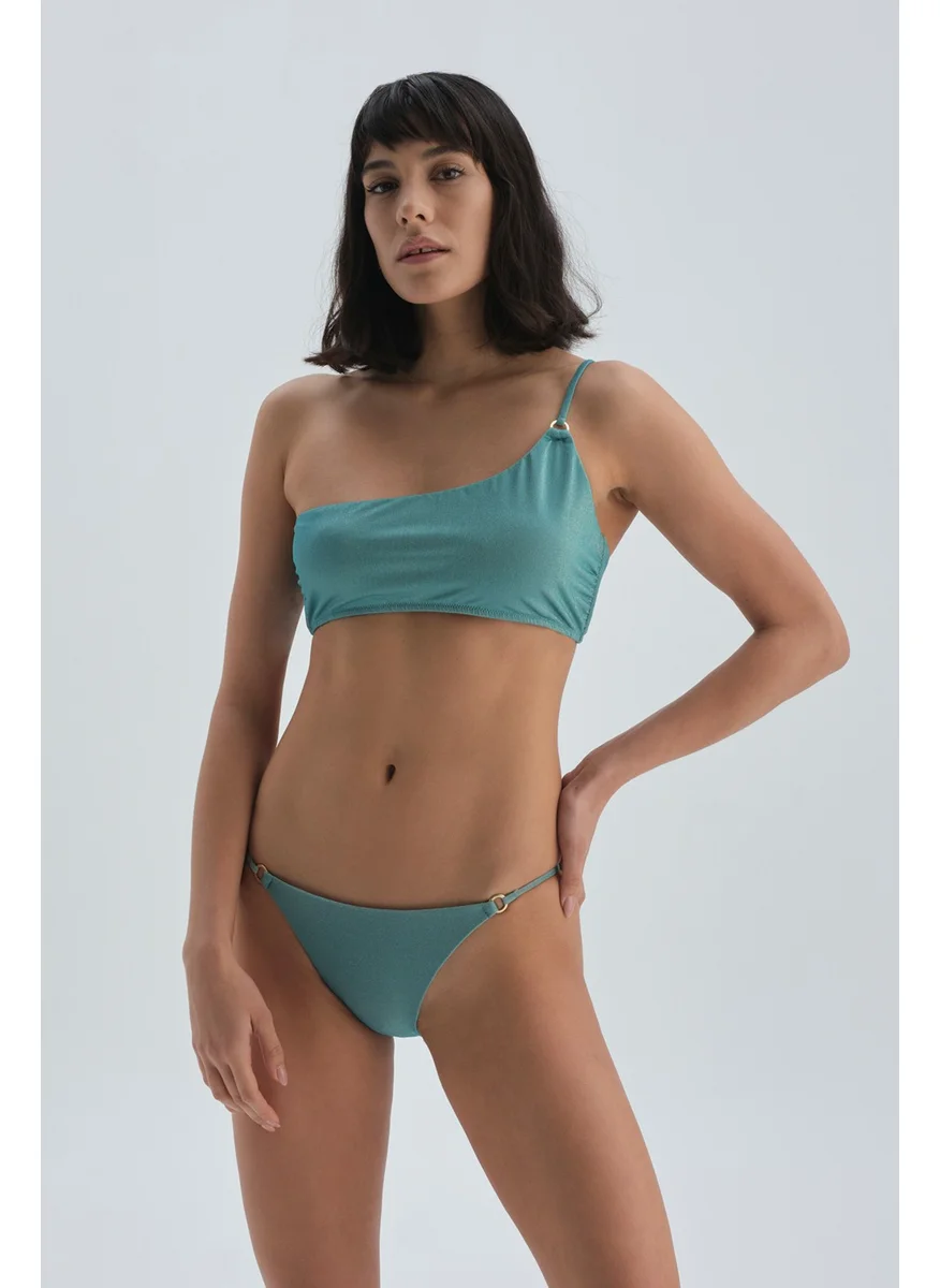 dagi Mint Green One Shoulder Bikini Top