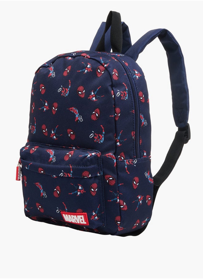 MARVEL Spider-Man Print Backpack with Adjustable Straps and Zip Closure - 24x10x31 cm  - Image 2