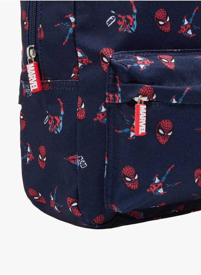 MARVEL Spider-Man Print Backpack with Adjustable Straps and Zip Closure - 24x10x31 cm  - Image 4