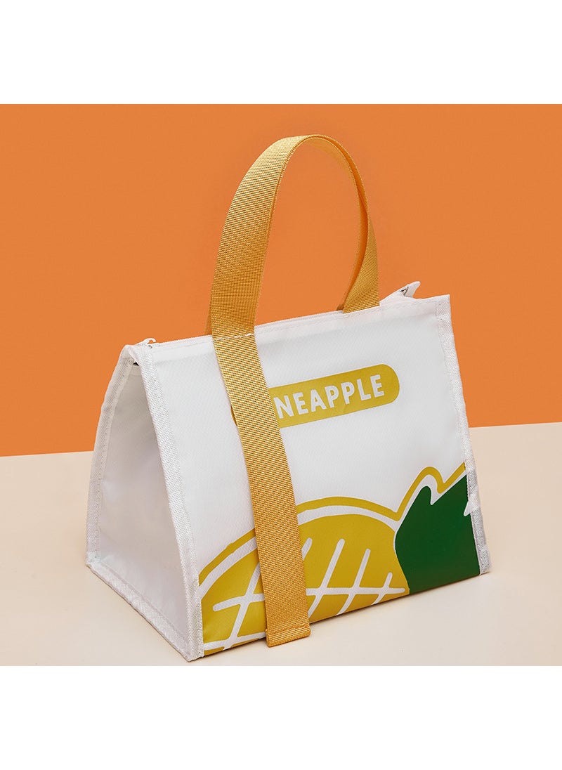 Generic Fashionable Large Capacity Lunch Bag Thermal White 