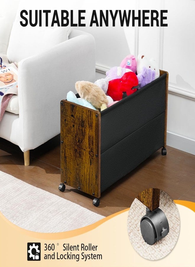 FOUCSSOMEI Toy Box, Toy Storage Organizer, Toy Box for Boys Girls, Wooden Kids Storage, Patented Design - Image 3