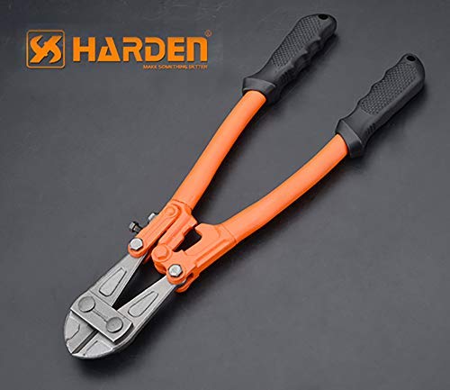 Harden 12" Professional T8 Alloy Steel Blades Bolt Cutter, Heat-Treated, High Hardness and Shear Sharp, Ergonomics TPR handle - 570011 - Image 2
