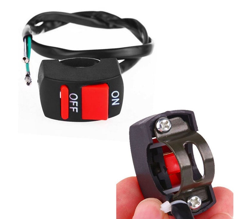 Auto Pearl Autopearl Bike Handle Bar Fog Lamp Switch for TVS XL Super HD, Black - Image 3