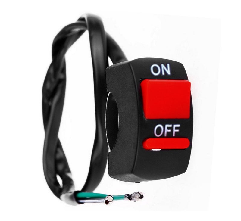 Auto Pearl Autopearl Bike Handle Bar Fog Lamp Switch for TVS XL Super HD, Black - Image 2