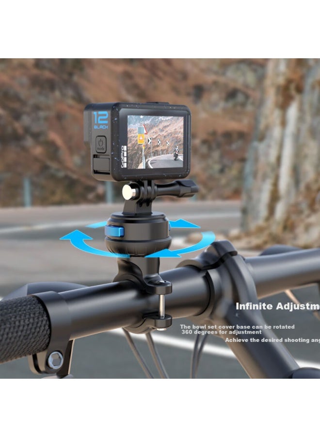 Surewo Magnetic Quick Release Bike Mount For Dji Action 5 Pro/4 Osmo Action Camera, Bicycle Handlebar Clamp Mount For Gopro 13 Accessories - Image 5
