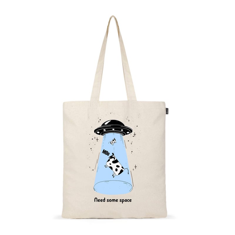 Ecoright Canvas Reusable Cotton Tote Bag for Women, for School, Grocery, Shopping, Beach & Gifts for Womens - Image 5